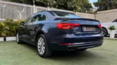 2018 Audi A4 35 TDI Premium Plus in blue — rear three-quarter left — Royale Dreamz, Noida